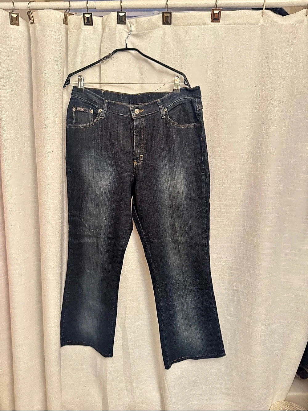 17/18 w Riders by Lee Classic Bootcut Jeans Women's Waist 16 Petite Blue - Picture 4 of 11